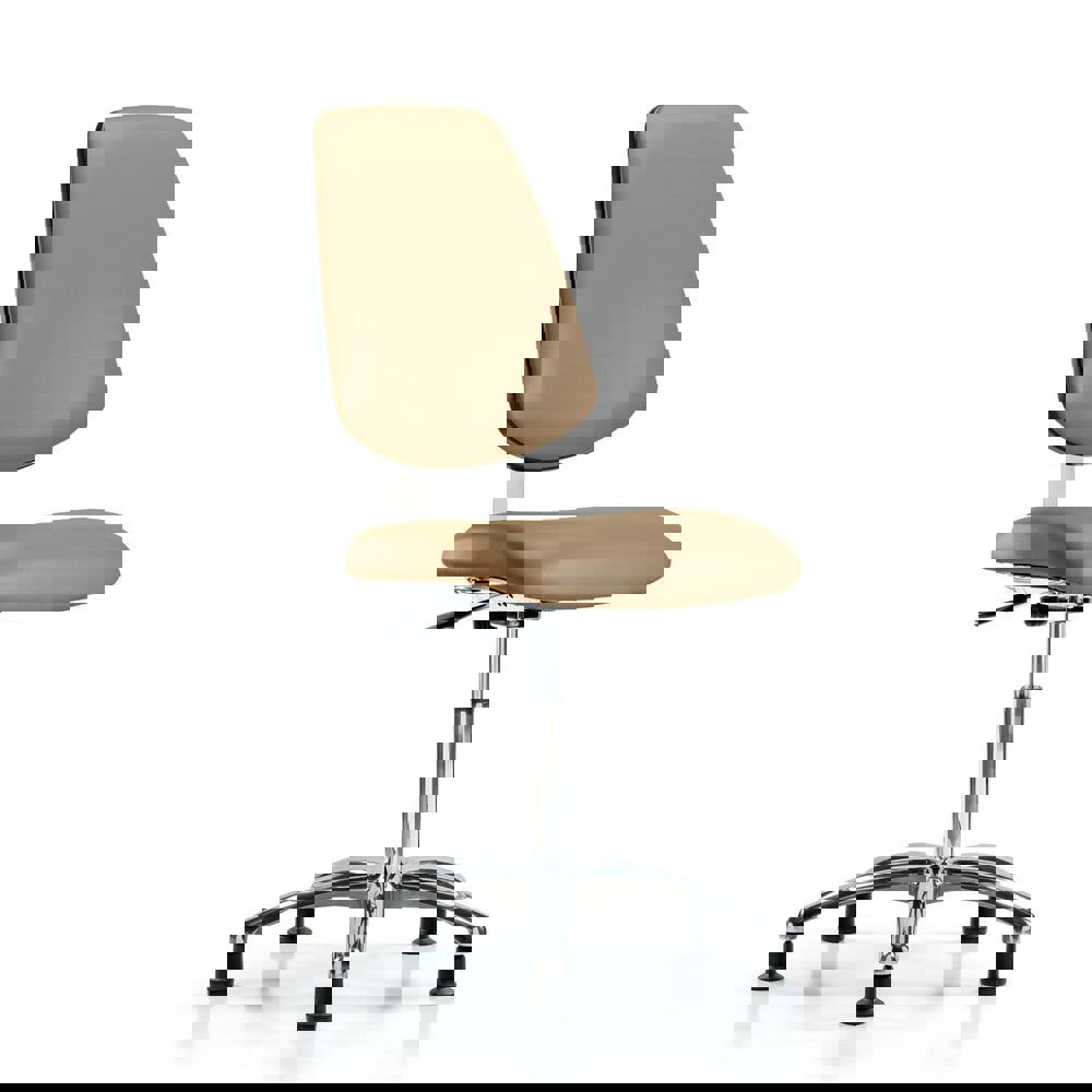 Task Chair: Vinyl, Taupe