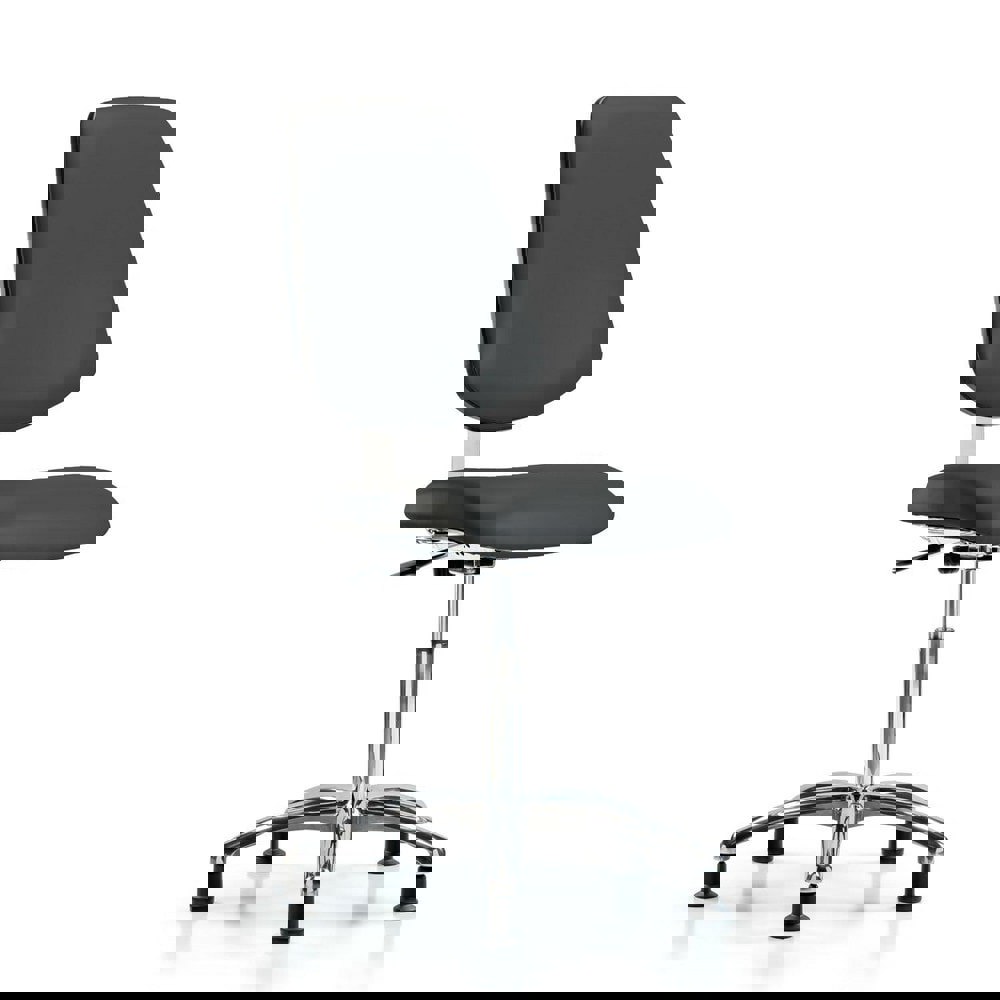 Task Chair: Vinyl, Charcoal