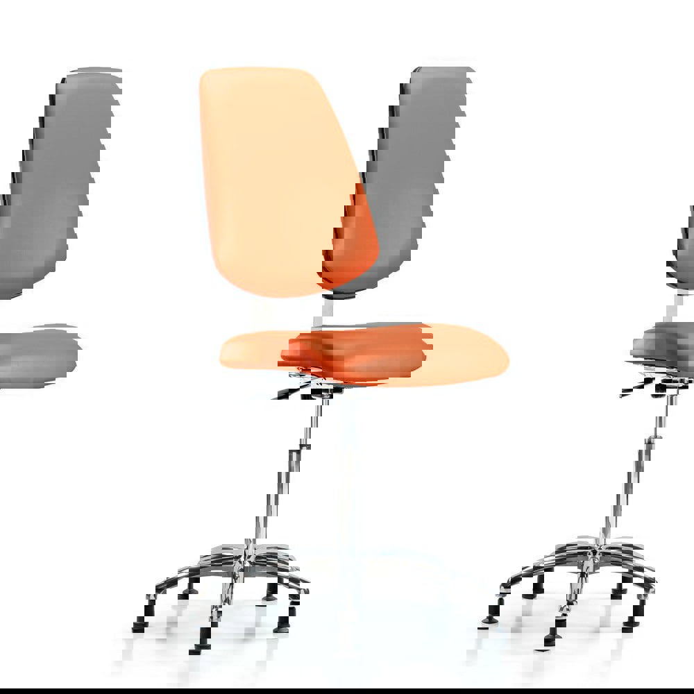 Task Chair: Vinyl, Orange Kist