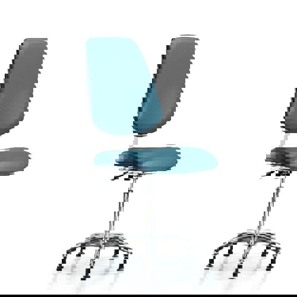 Task Chair: Vinyl, Marine Blue