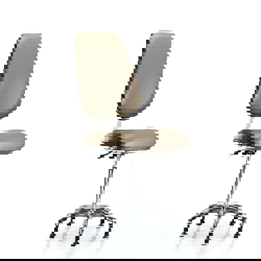 Task Chair: Vinyl, Taupe