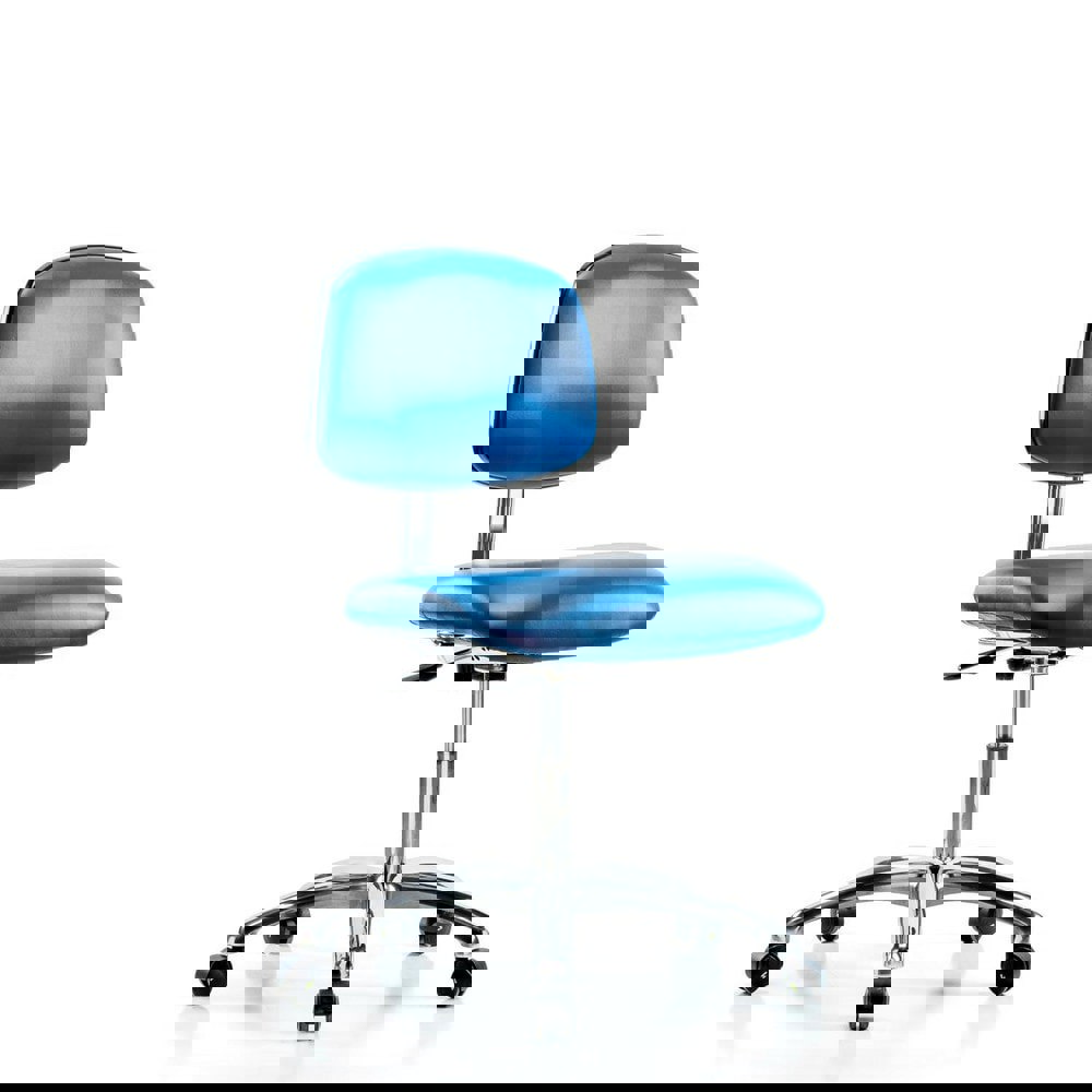 Task Chair: ESD Vinyl, Blue