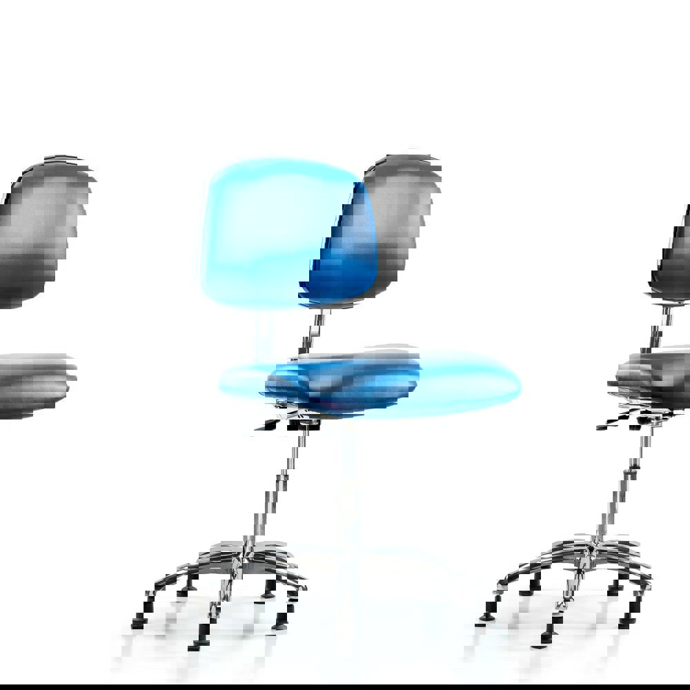 Task Chair: ESD Vinyl, Blue