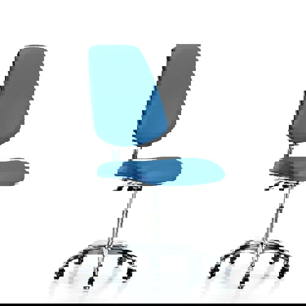 Task Chair: ESD Vinyl, Blue