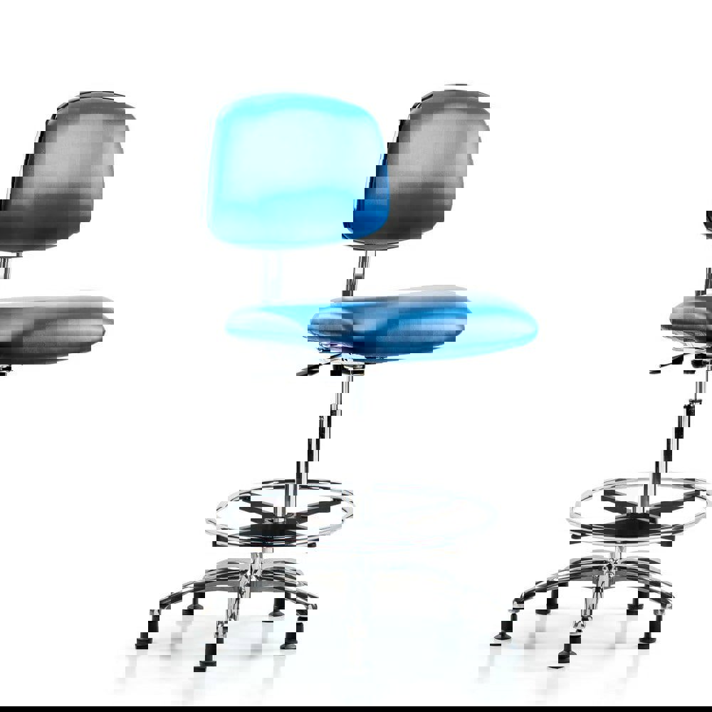 Task Chair: ESD Vinyl, Blue