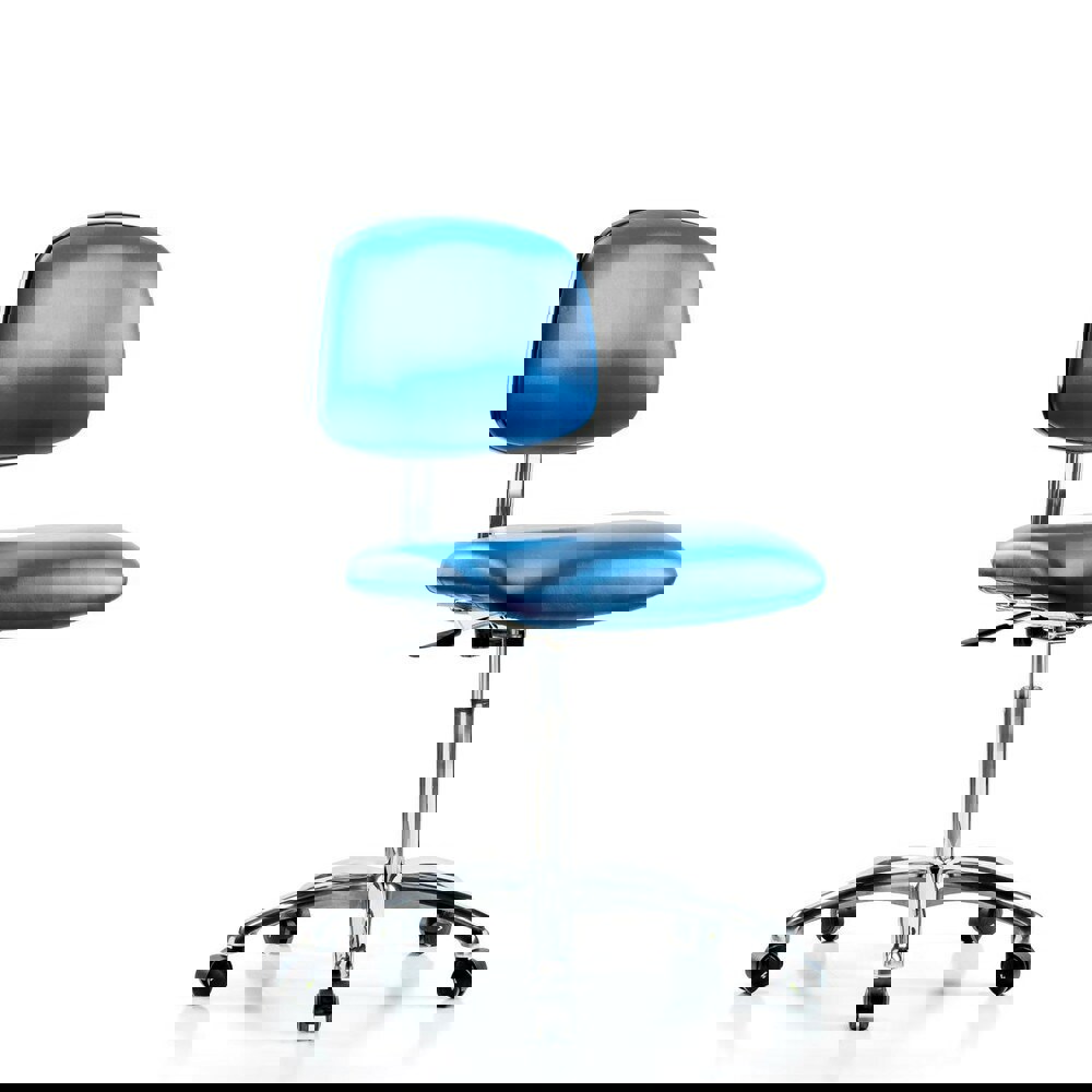 Task Chair: ESD Vinyl, Blue