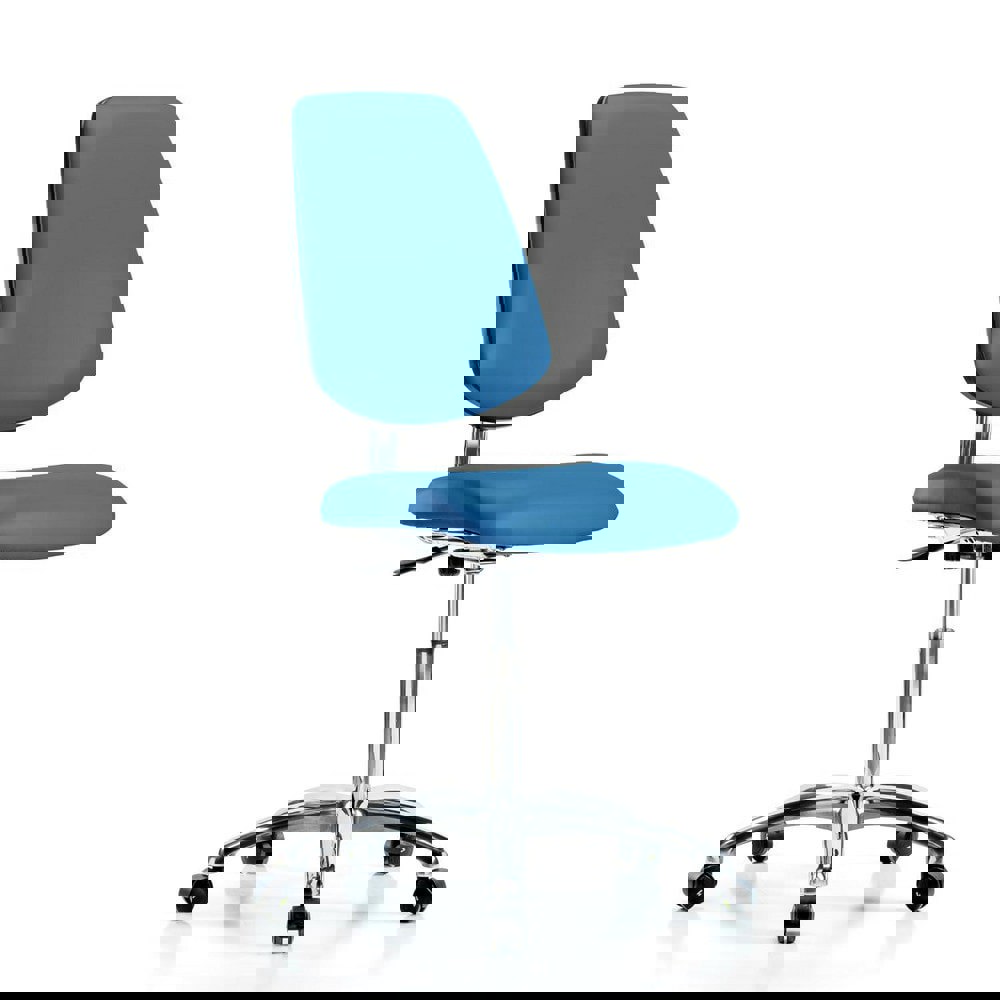 Task Chair: ESD Vinyl, Blue