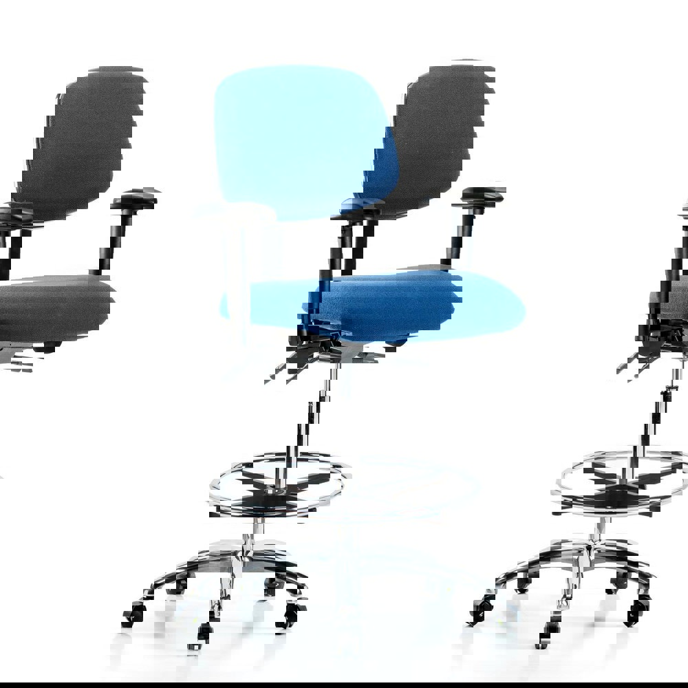 Task Chair: Conductive Cloth, Blue