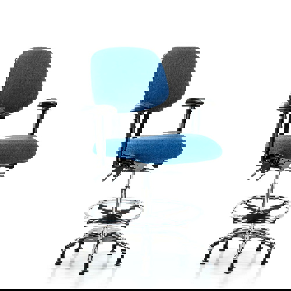 Task Chair: Conductive Cloth, Blue