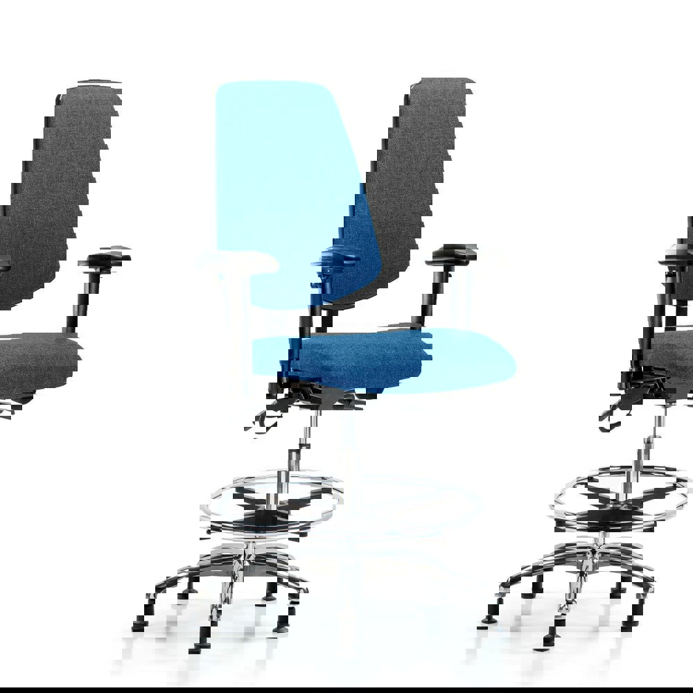 Task Chair: Conductive Cloth, Blue