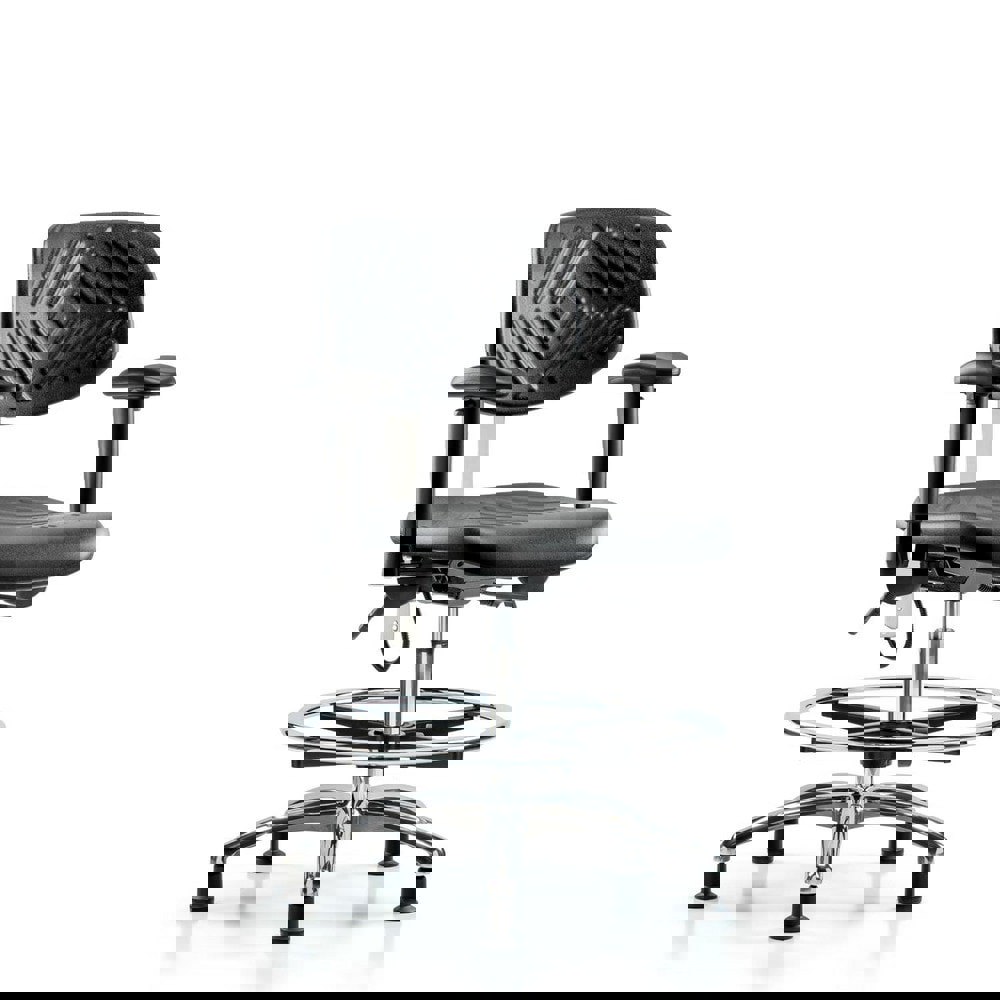 Task Chair: ESD Polyurethane, Black