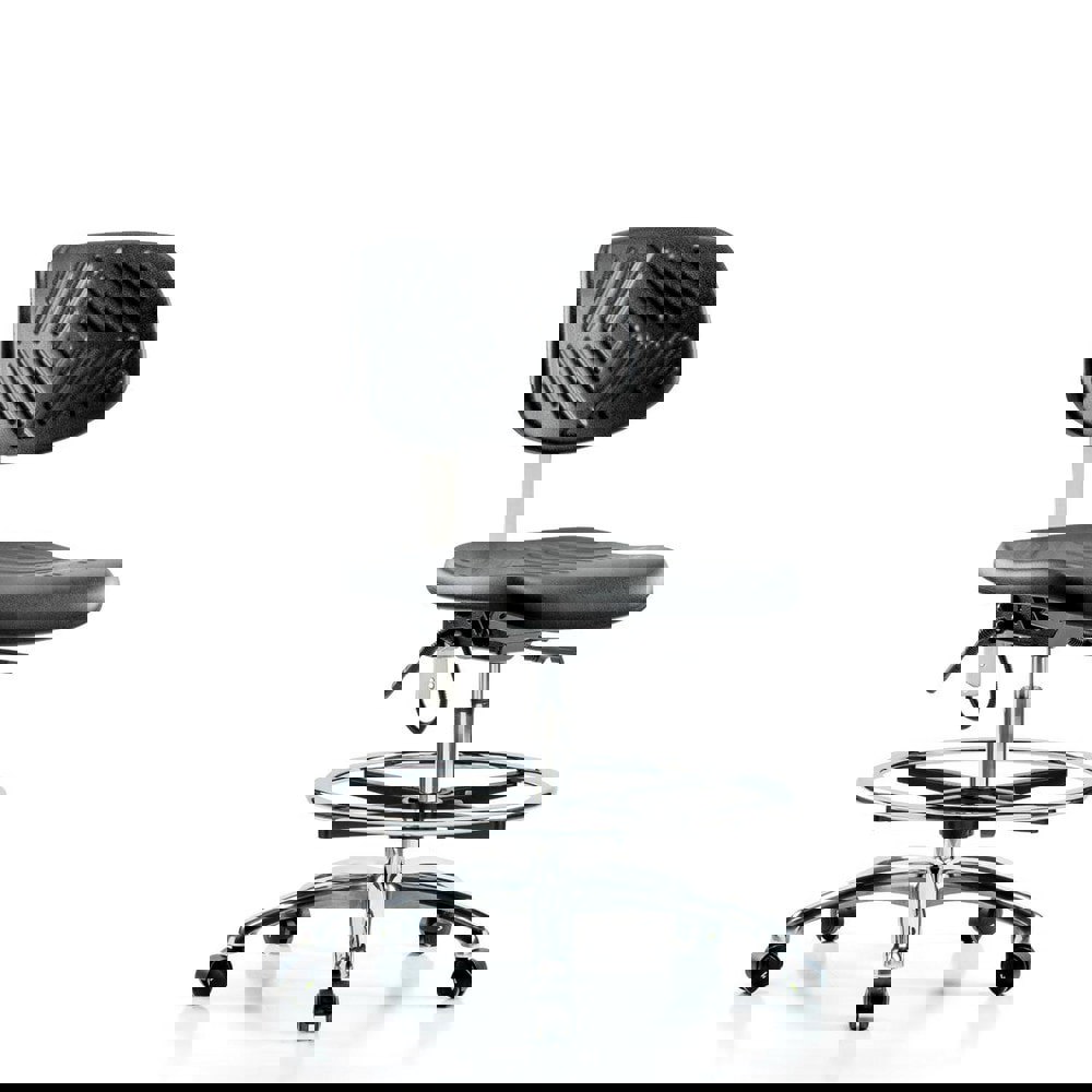 Task Chair: ESD Polyurethane, Black