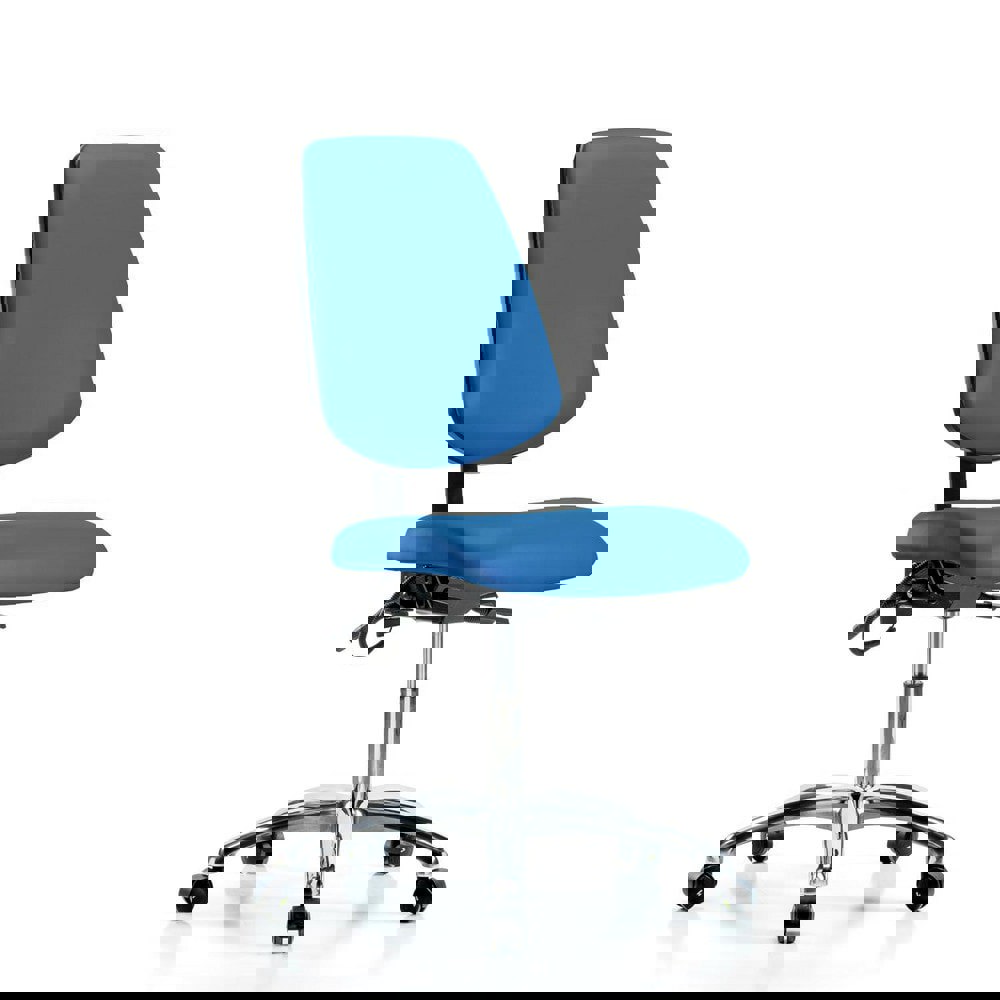 Task Chair: ESD Vinyl, Blue