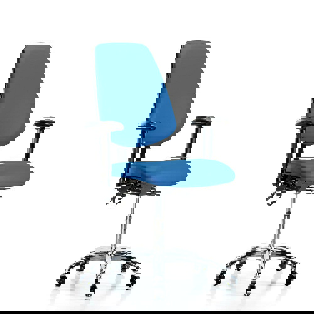 Task Chair: ESD Vinyl, Blue