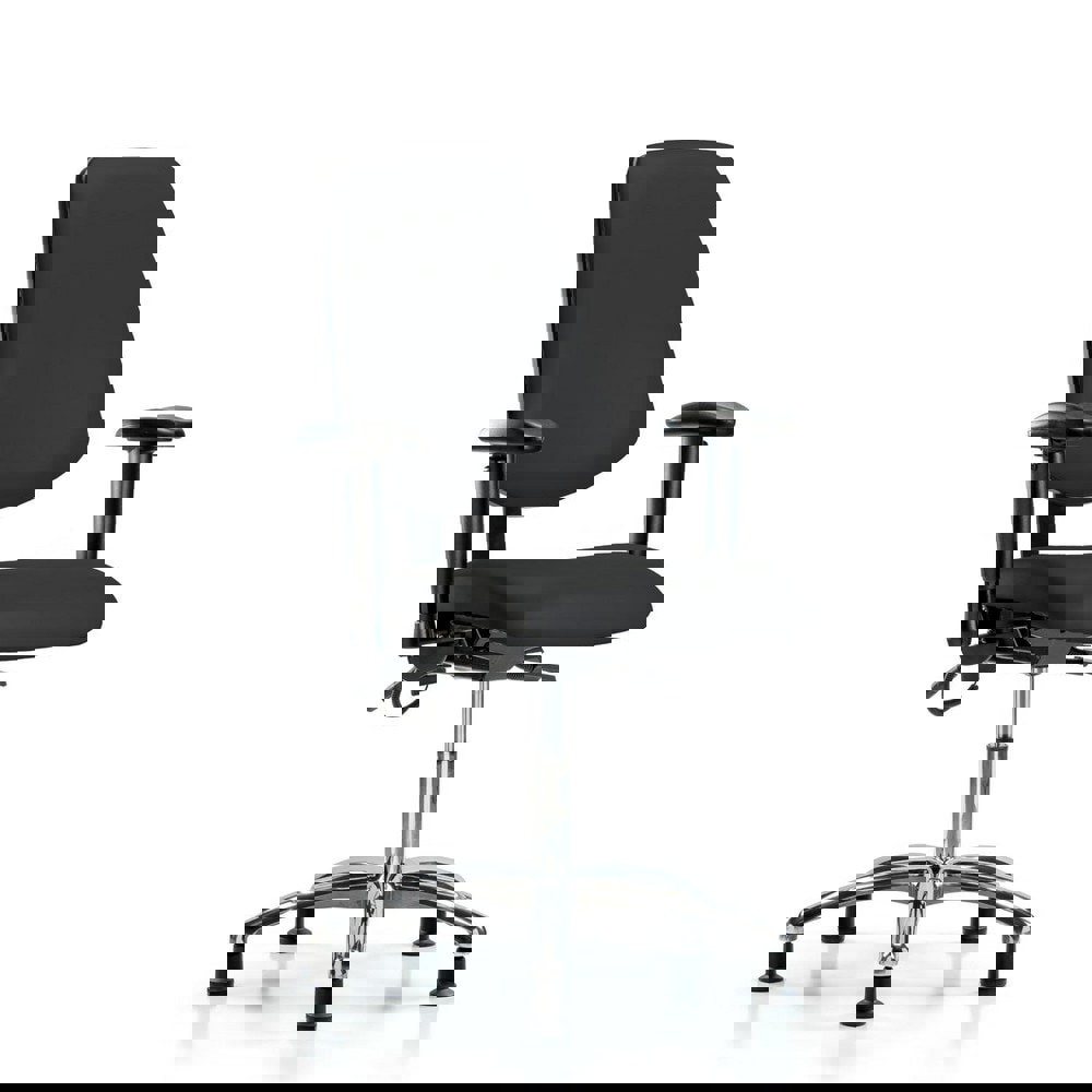 Task Chair: ESD Vinyl, Black