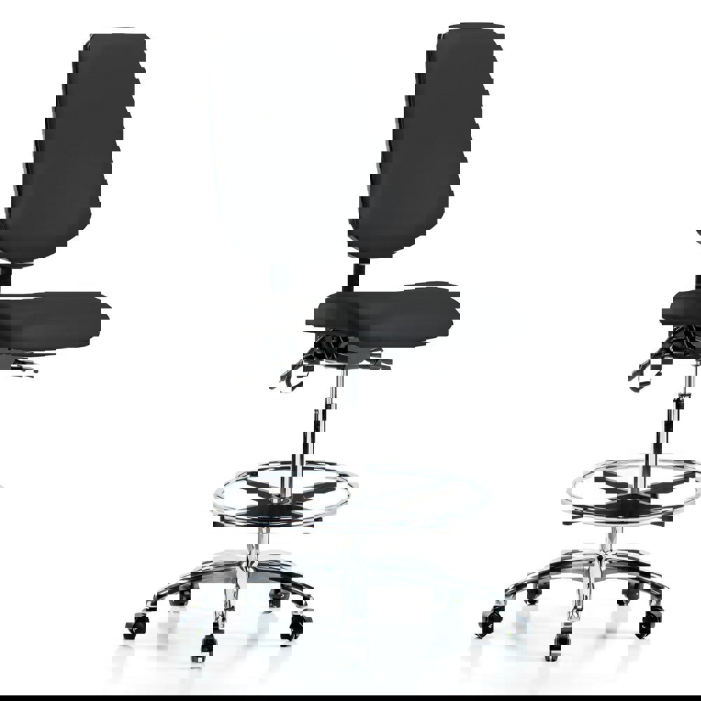 Task Chair: ESD Vinyl, Black