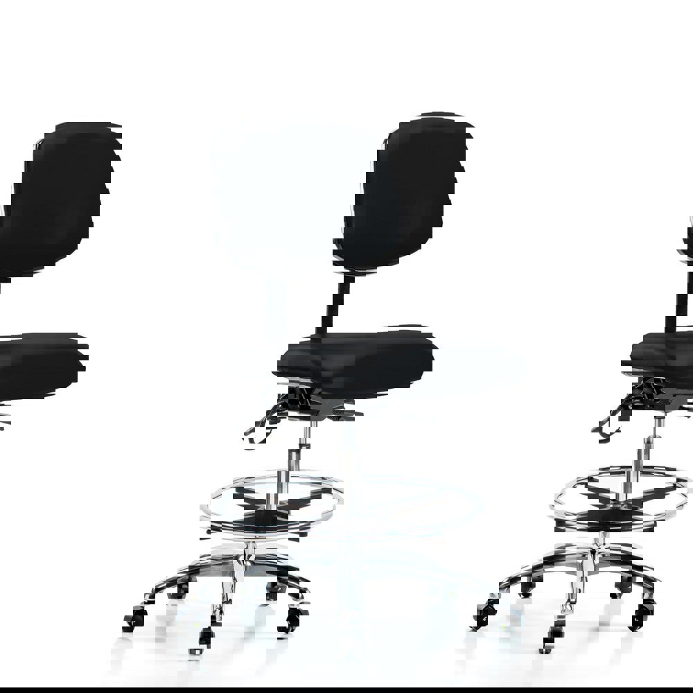 Task Chair: ESD Vinyl, Black