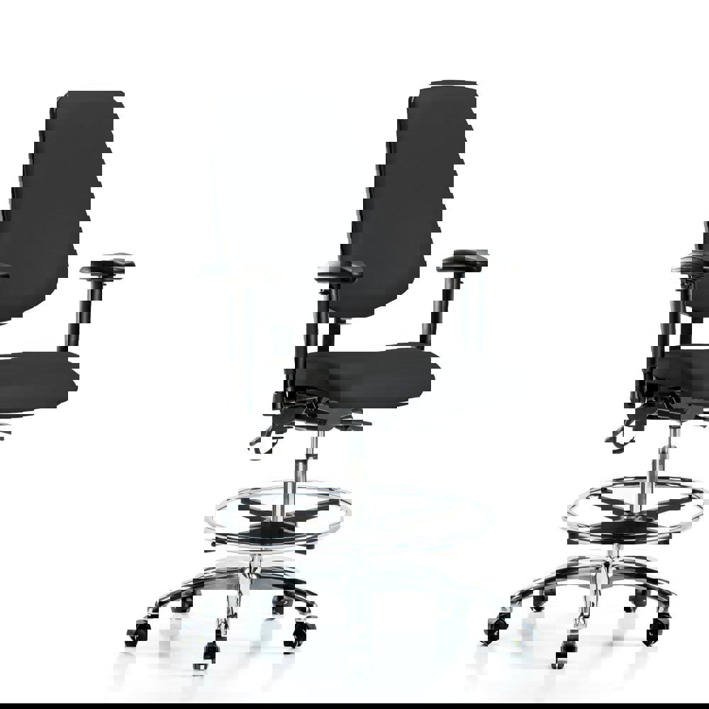 Task Chair: ESD Vinyl, Black