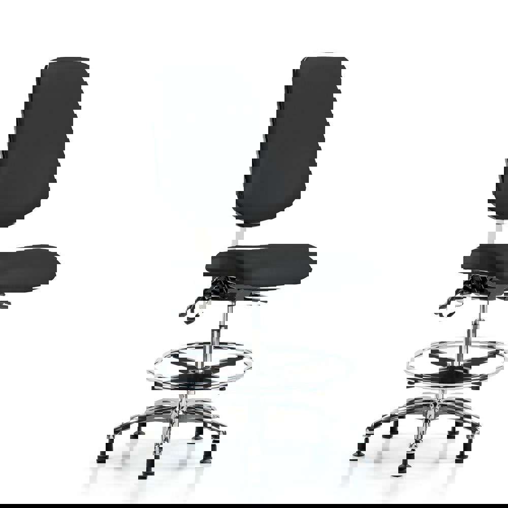 Task Chair: ESD Vinyl, Black