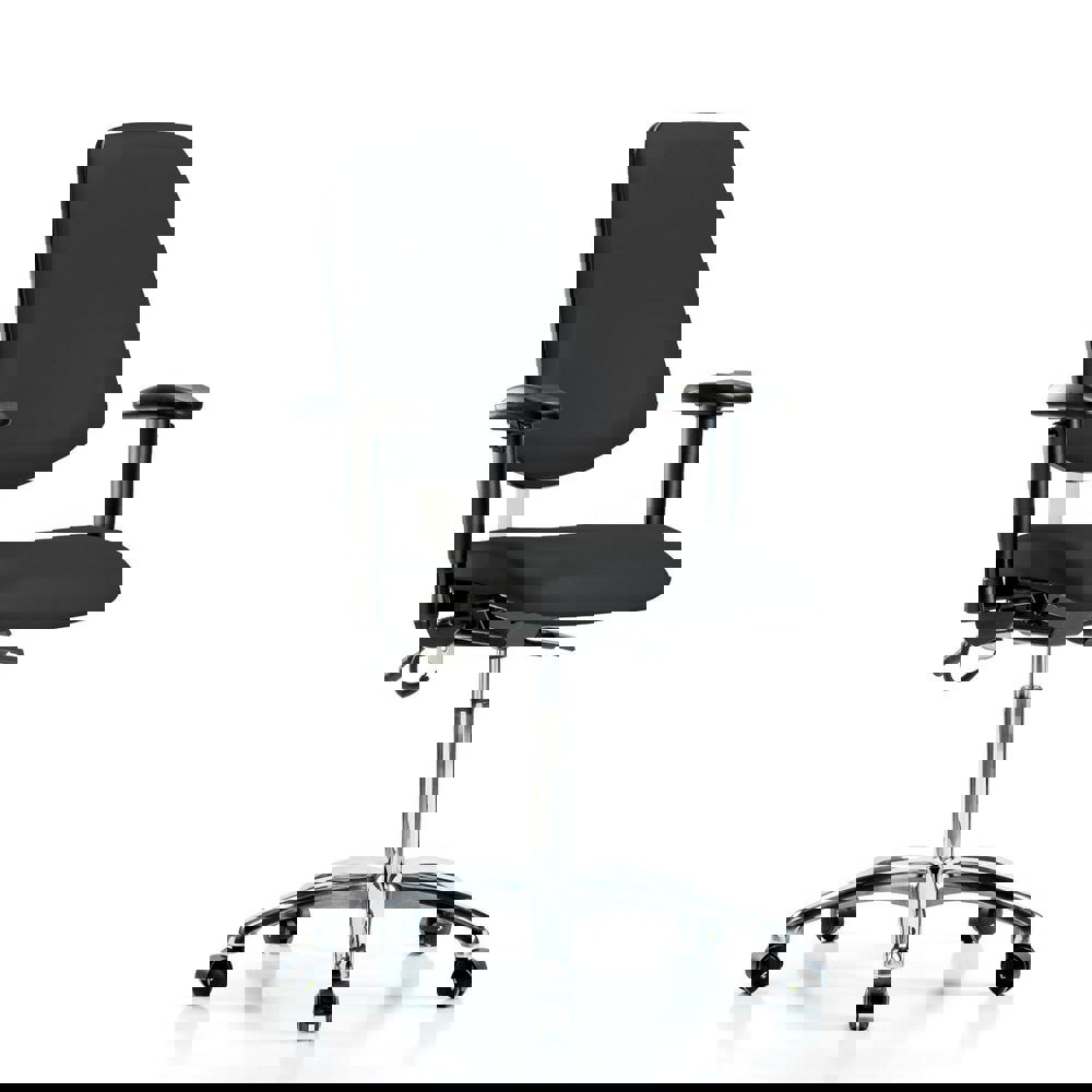 Task Chair: ESD Vinyl, Black