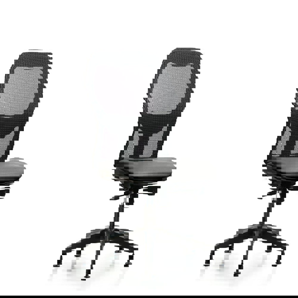 Task Chair: Vinyl, Sterling