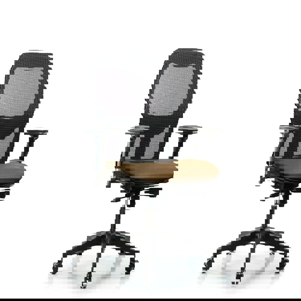 Task Chair: Vinyl, Taupe