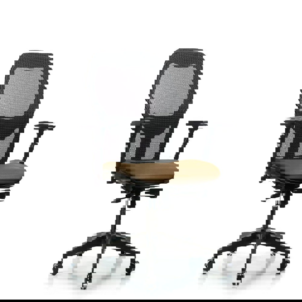 Task Chair: Vinyl, Taupe