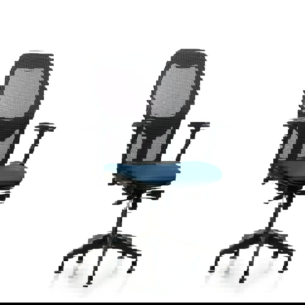 Task Chair: Vinyl, Marine Blue