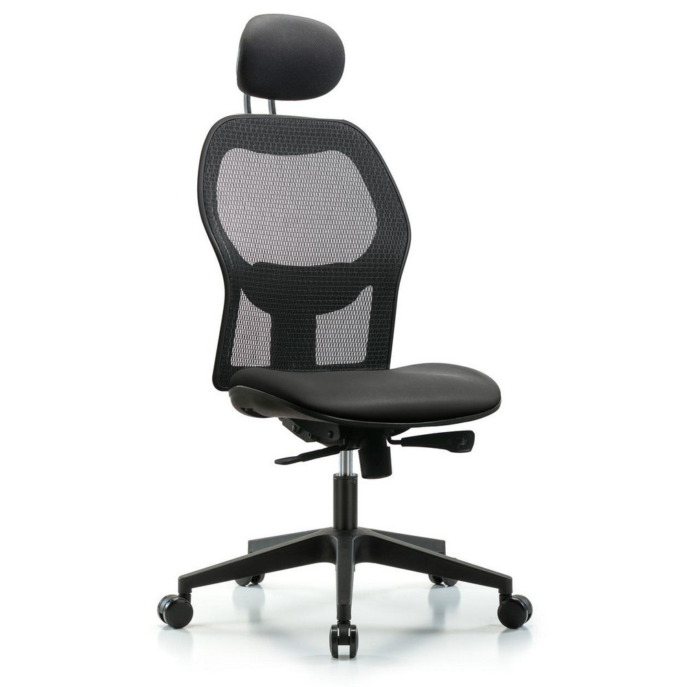 Task Chair: Vinyl, Carbon