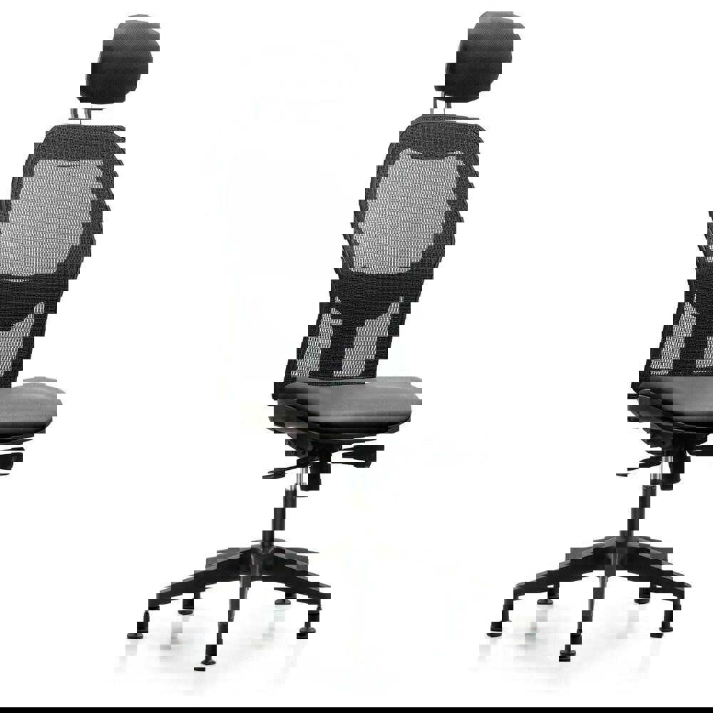 Task Chair: Vinyl, Sterling