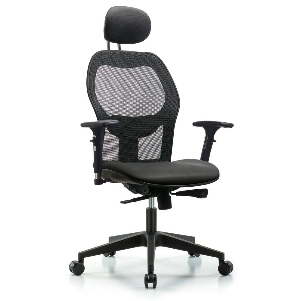 Task Chair: Vinyl, Carbon
