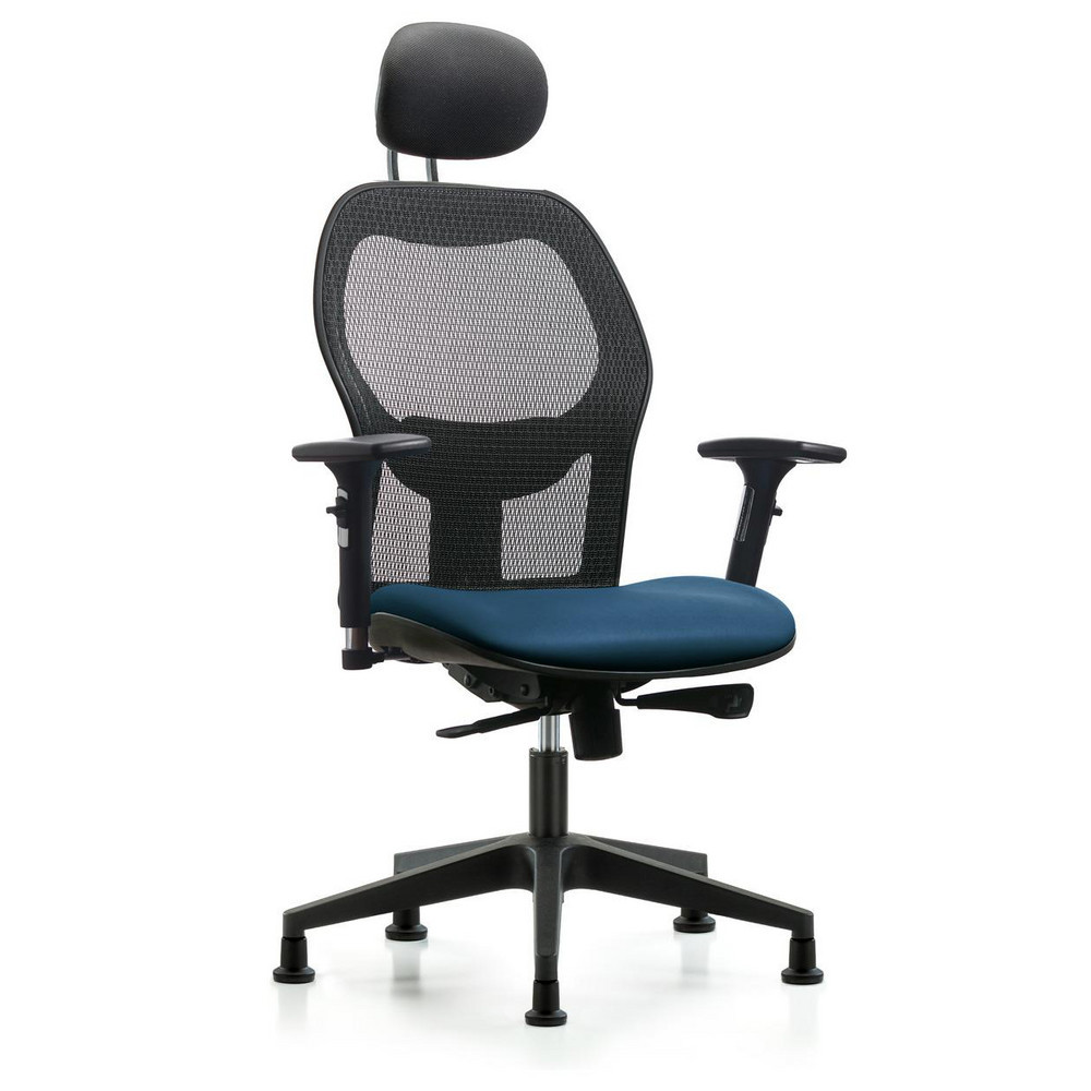 Task Chair: Vinyl, Marine Blue