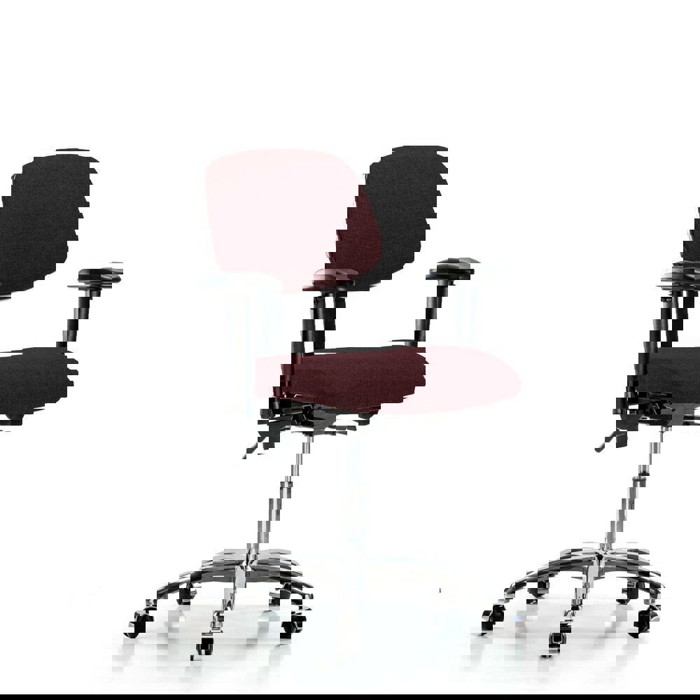Task Chair: Olefin, Burgundy