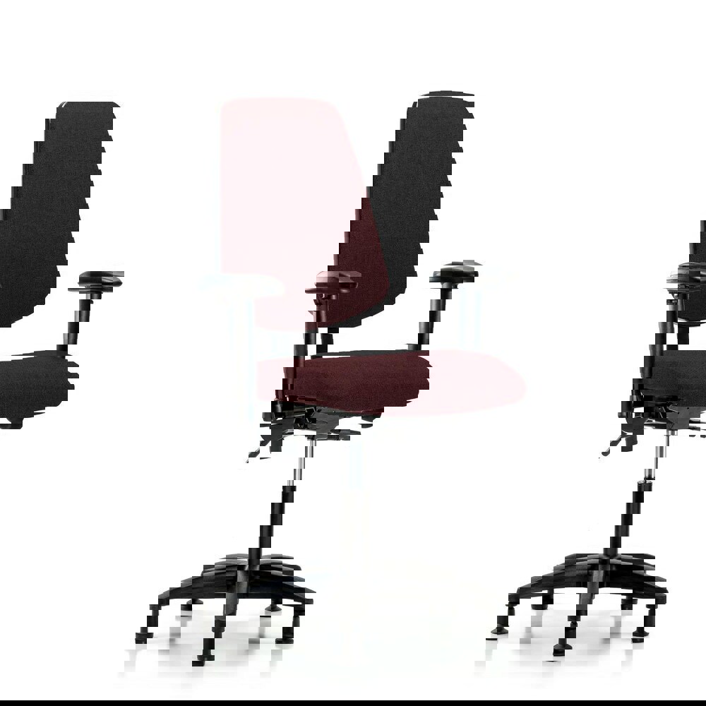 Task Chair: Olefin, Burgundy