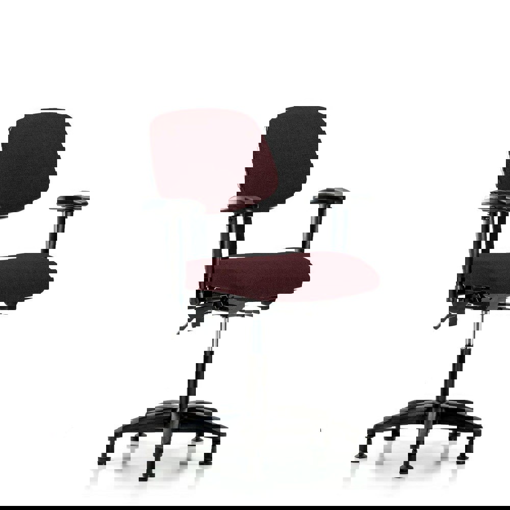 Task Chair: Olefin, Burgundy