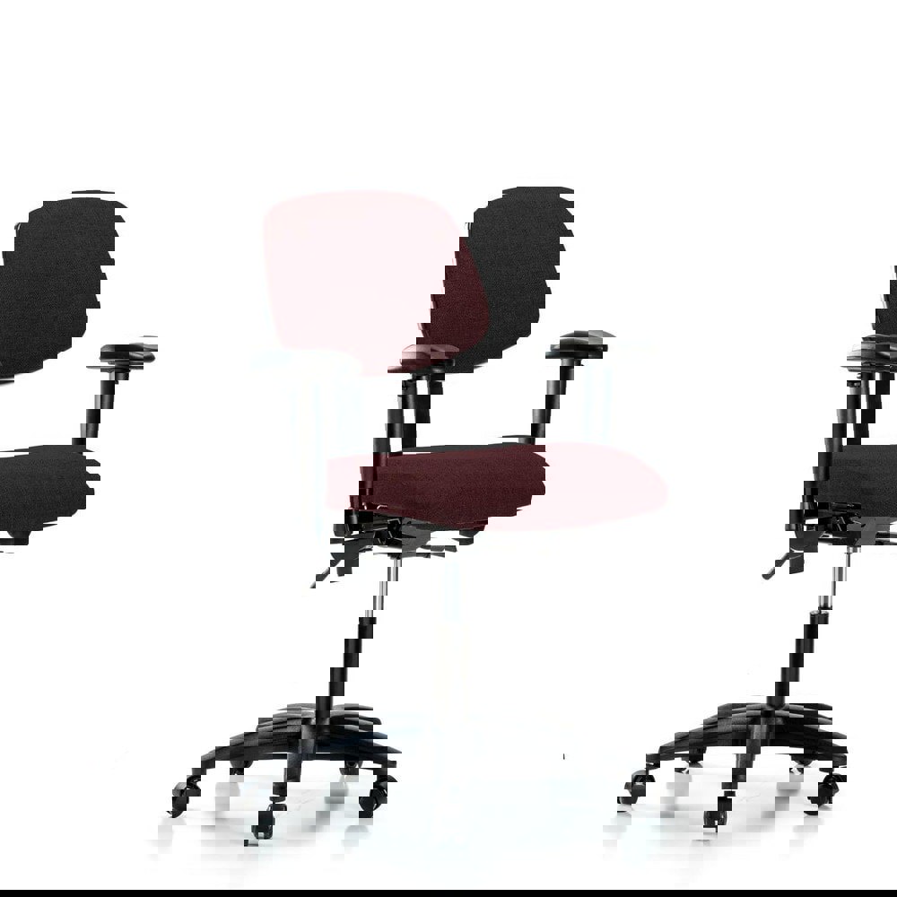 Task Chair: Olefin, Burgundy