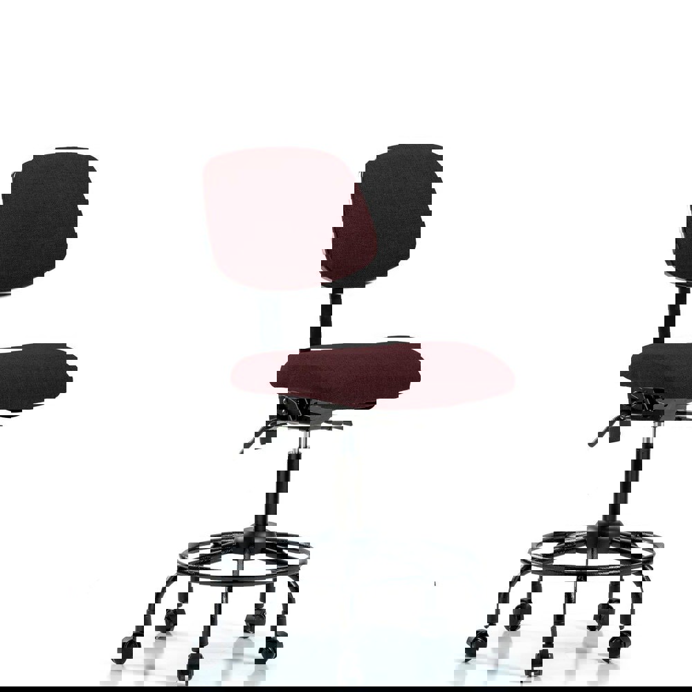 Task Chair: Olefin, Burgundy