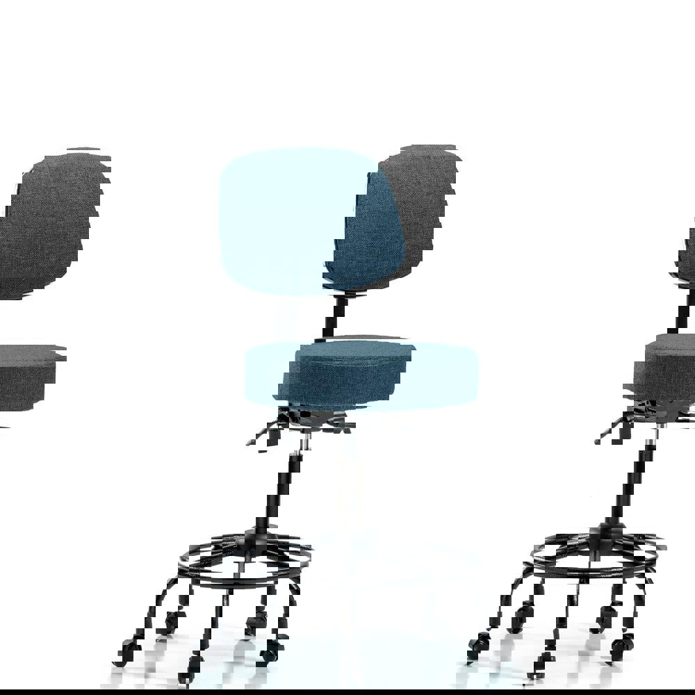 Adjustable Height Swivel Stool: Olefin, 24