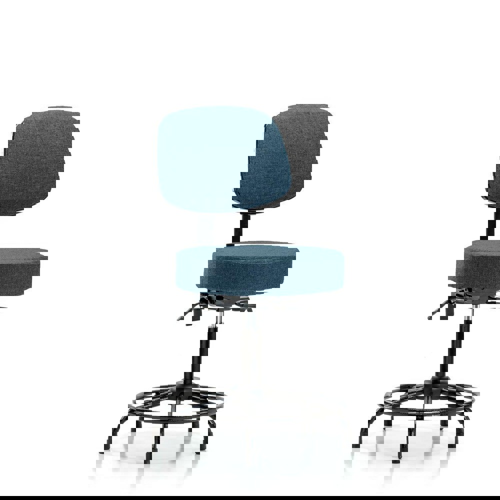 Adjustable Height Swivel Stool: Olefin, 24