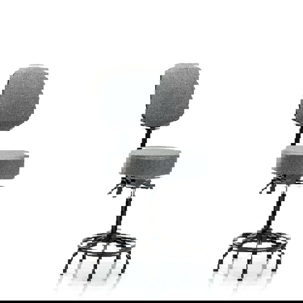 Adjustable Height Swivel Stool: Olefin, 24