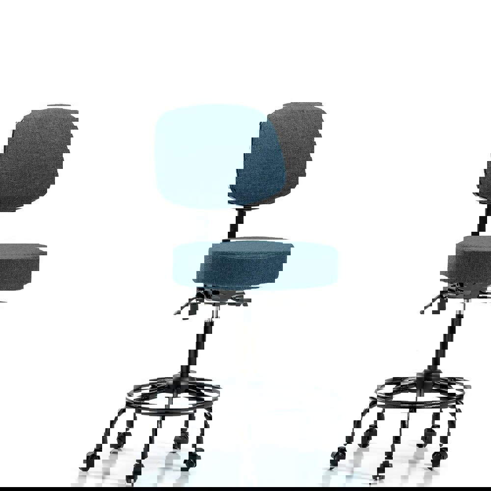 Adjustable Height Swivel Stool: Olefin, 24