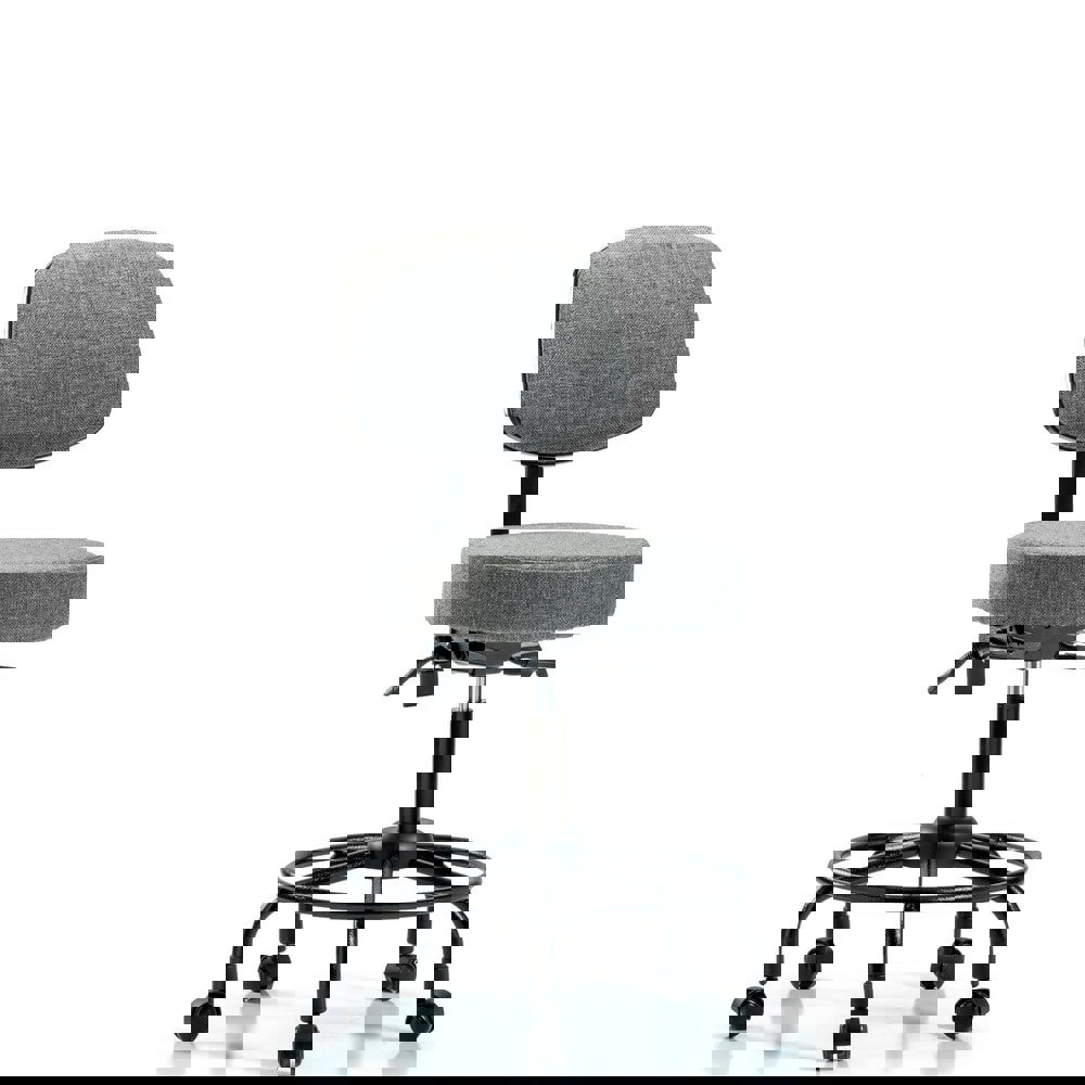 Adjustable Height Swivel Stool: Olefin, 24