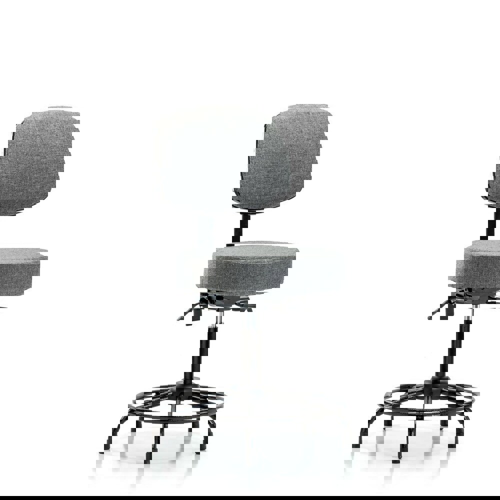 Adjustable Height Swivel Stool: Olefin, 24