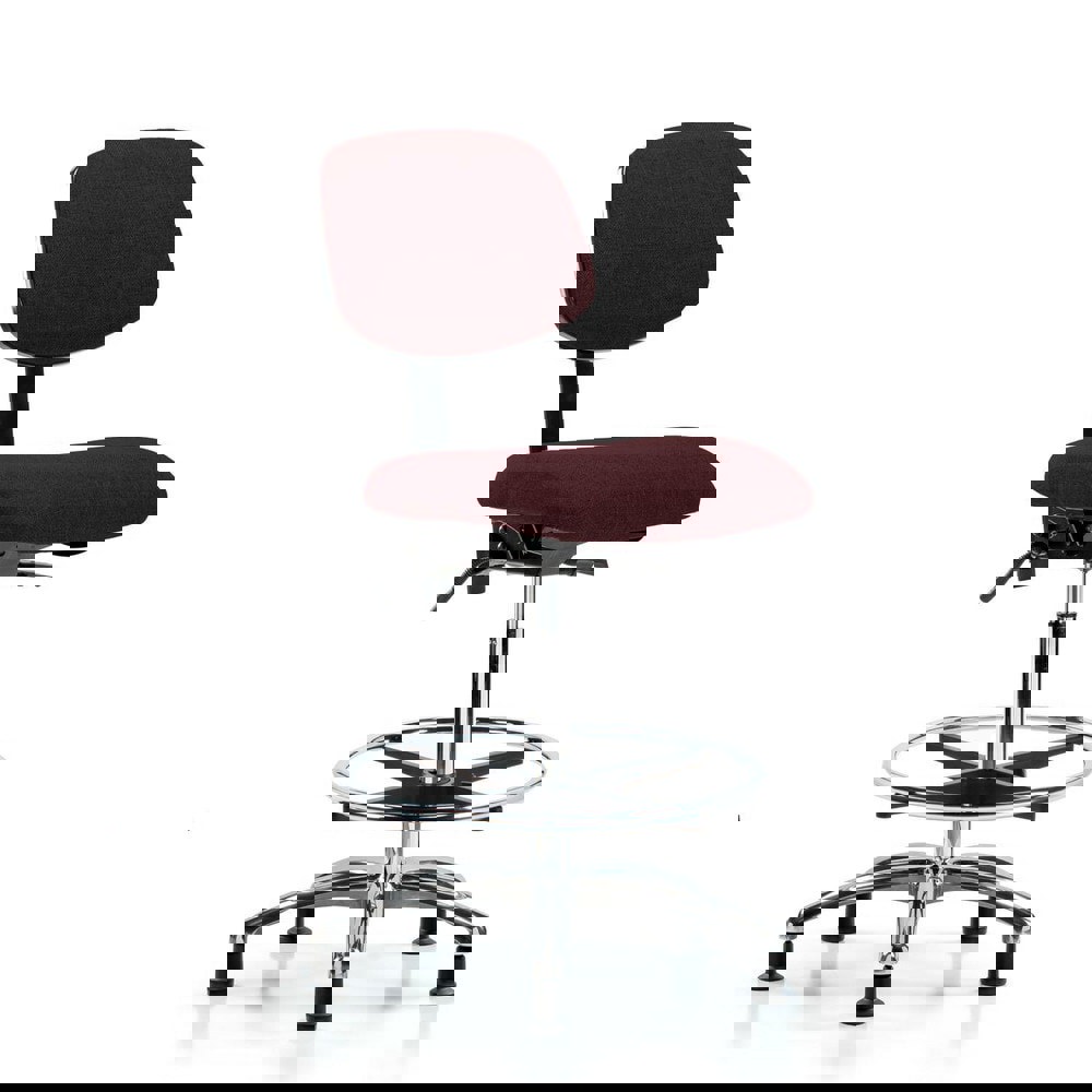 Task Chair: Olefin, Burgundy