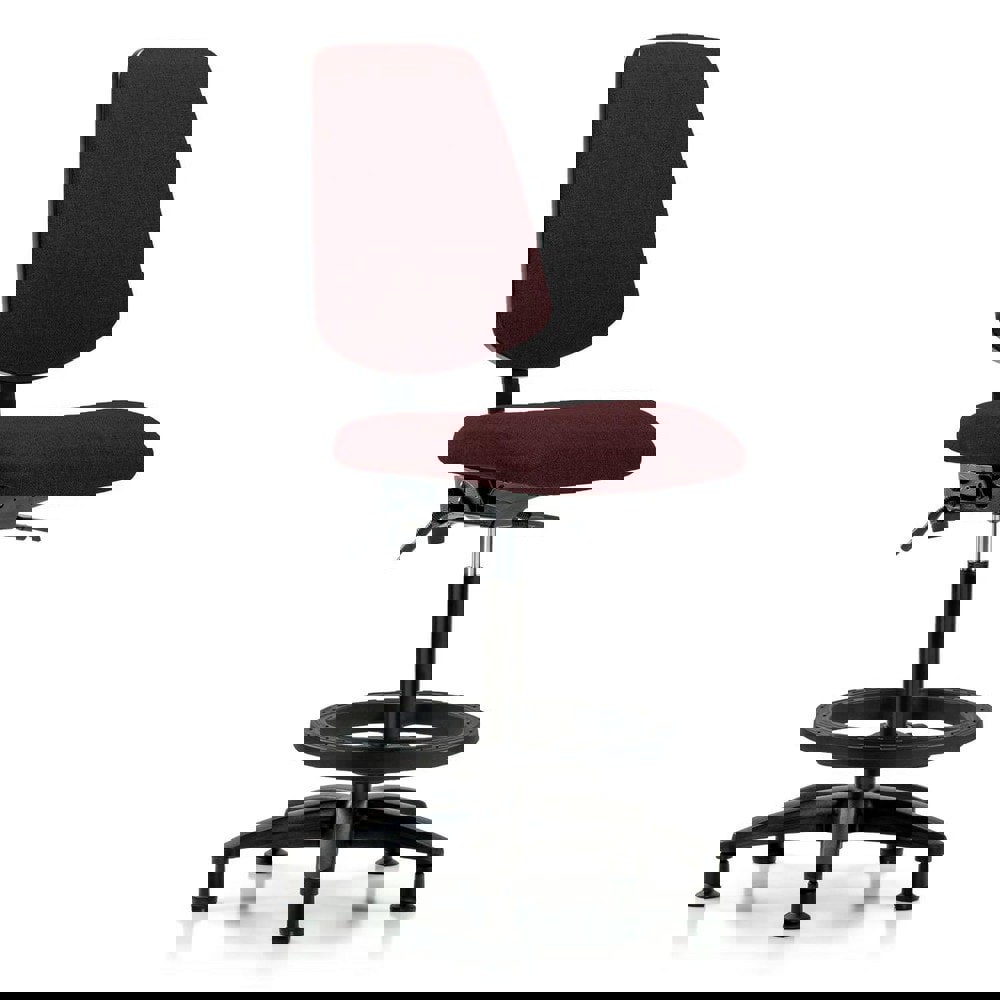 Task Chair: Olefin, Burgundy