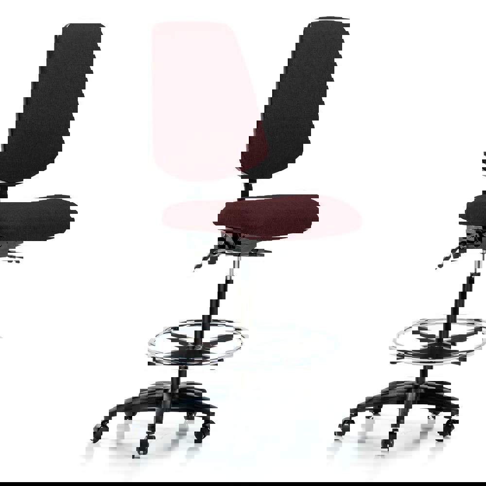 Task Chair: Olefin, Burgundy