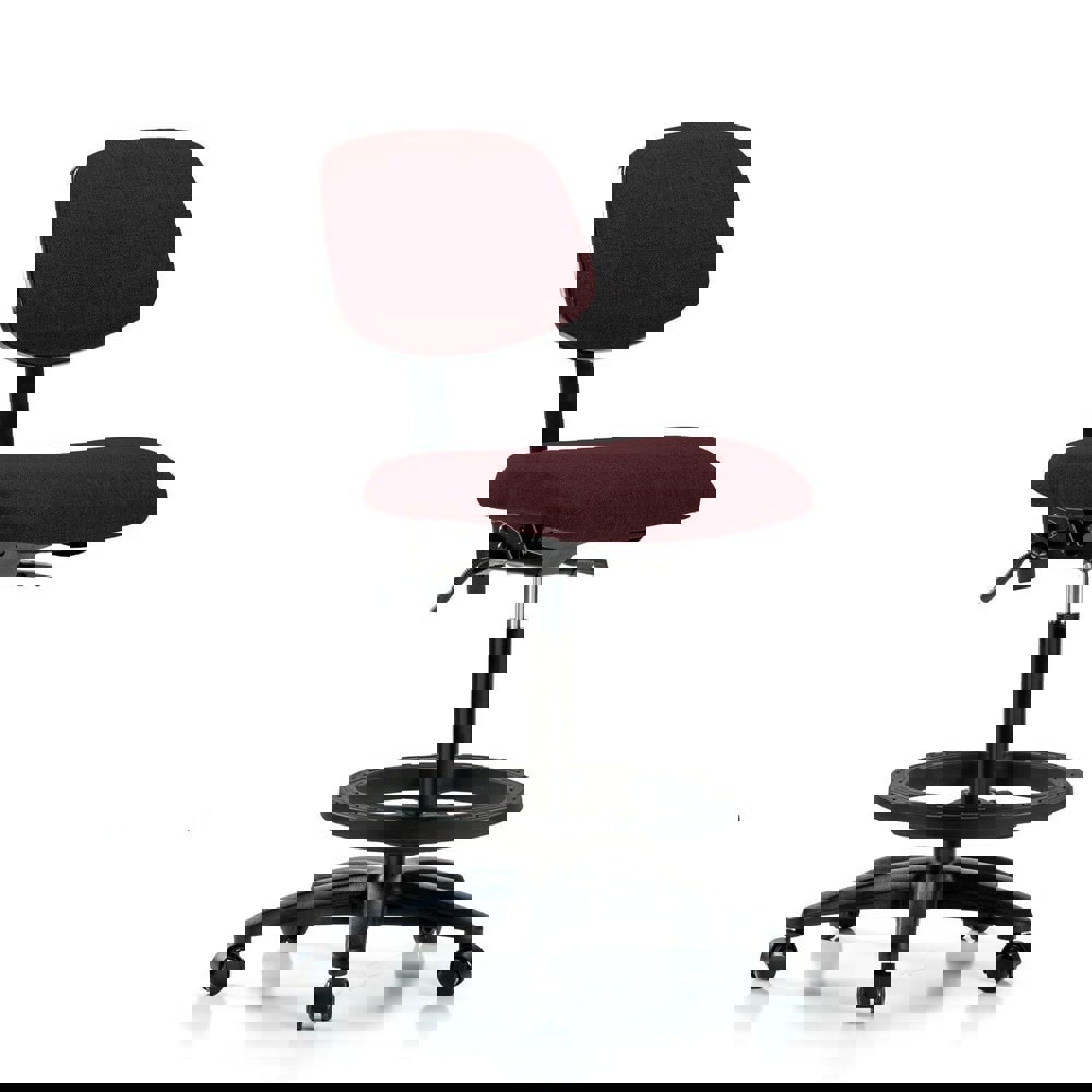 Task Chair: Olefin, Burgundy