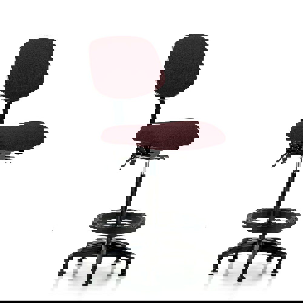 Task Chair: Olefin, Burgundy