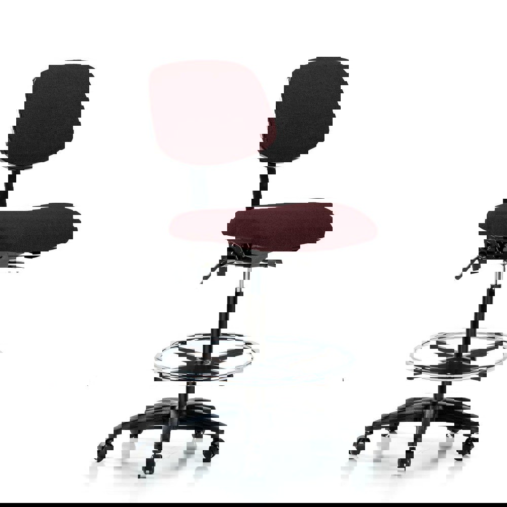 Task Chair: Olefin, Burgundy