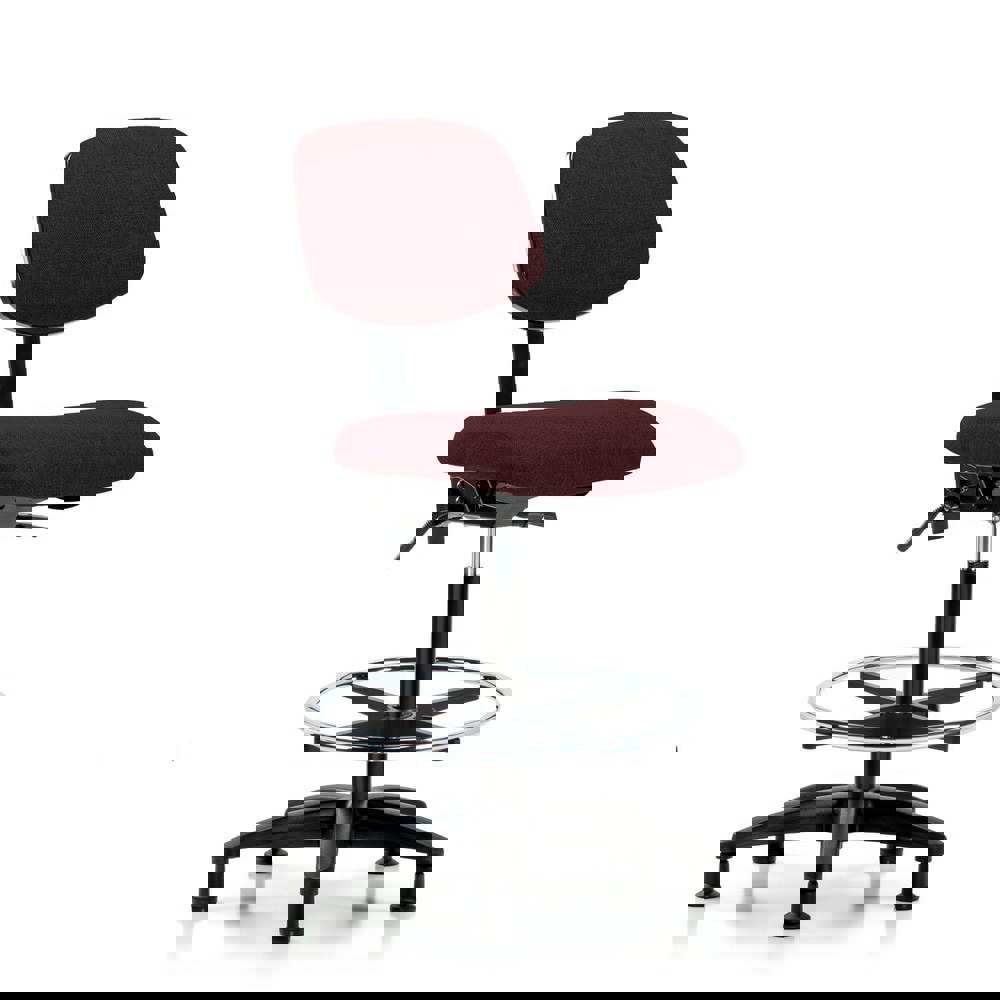 Task Chair: Olefin, Burgundy